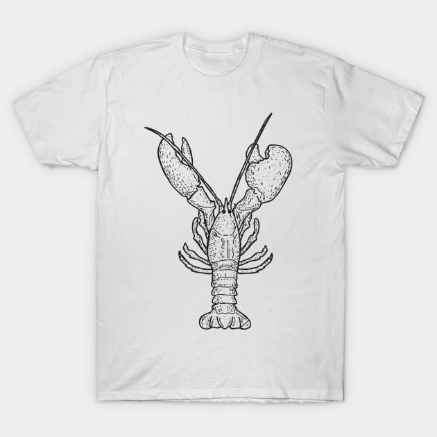 Lobster illustration T-Shirt by JDawnInk